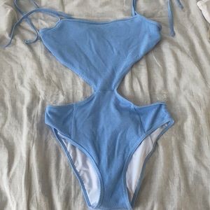 Abercrombie One Piece Cut Out Bathing Suit